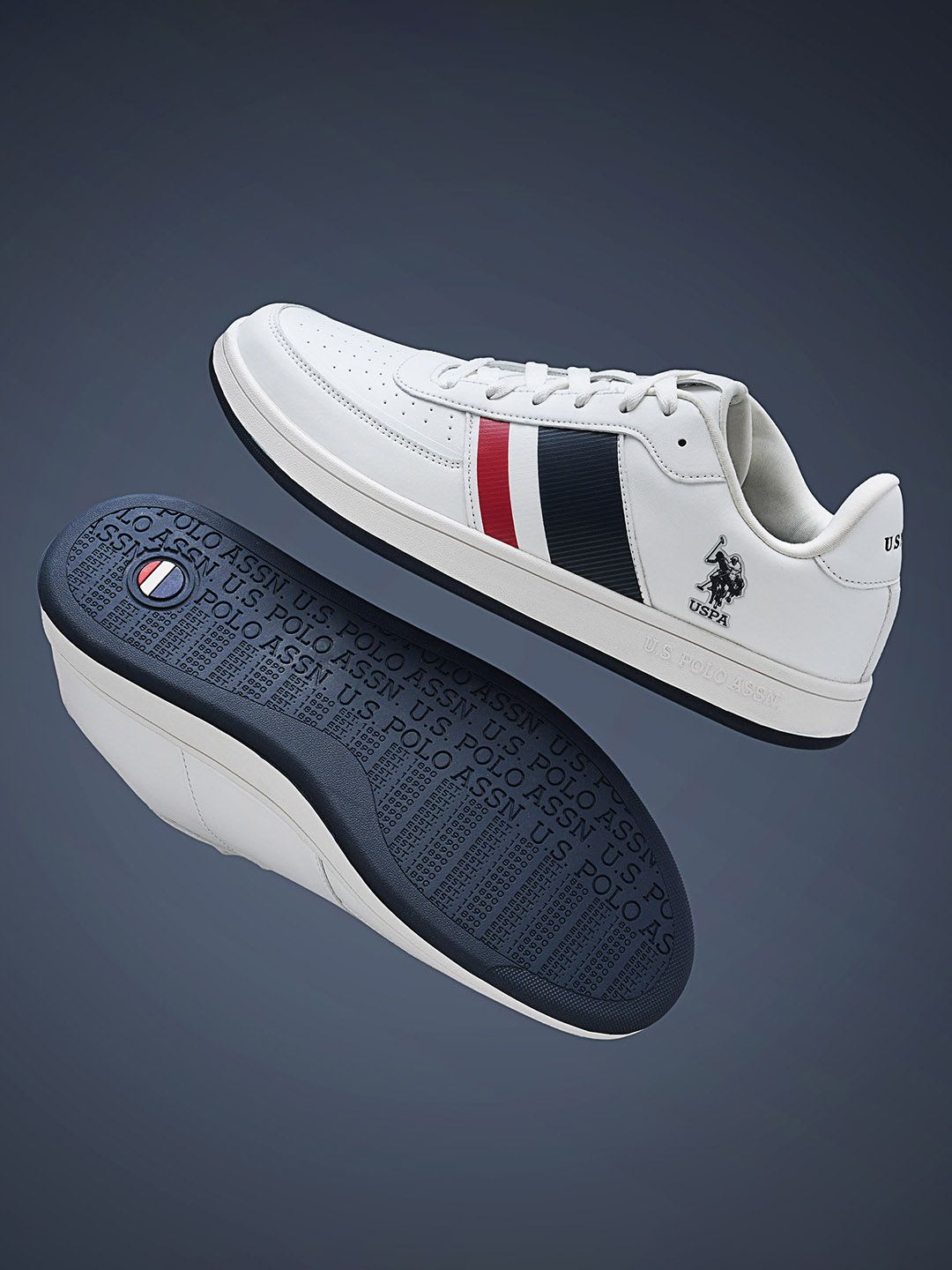 U.S. Polo Assn. Men GAEL Off White All Day Sneakers - default view