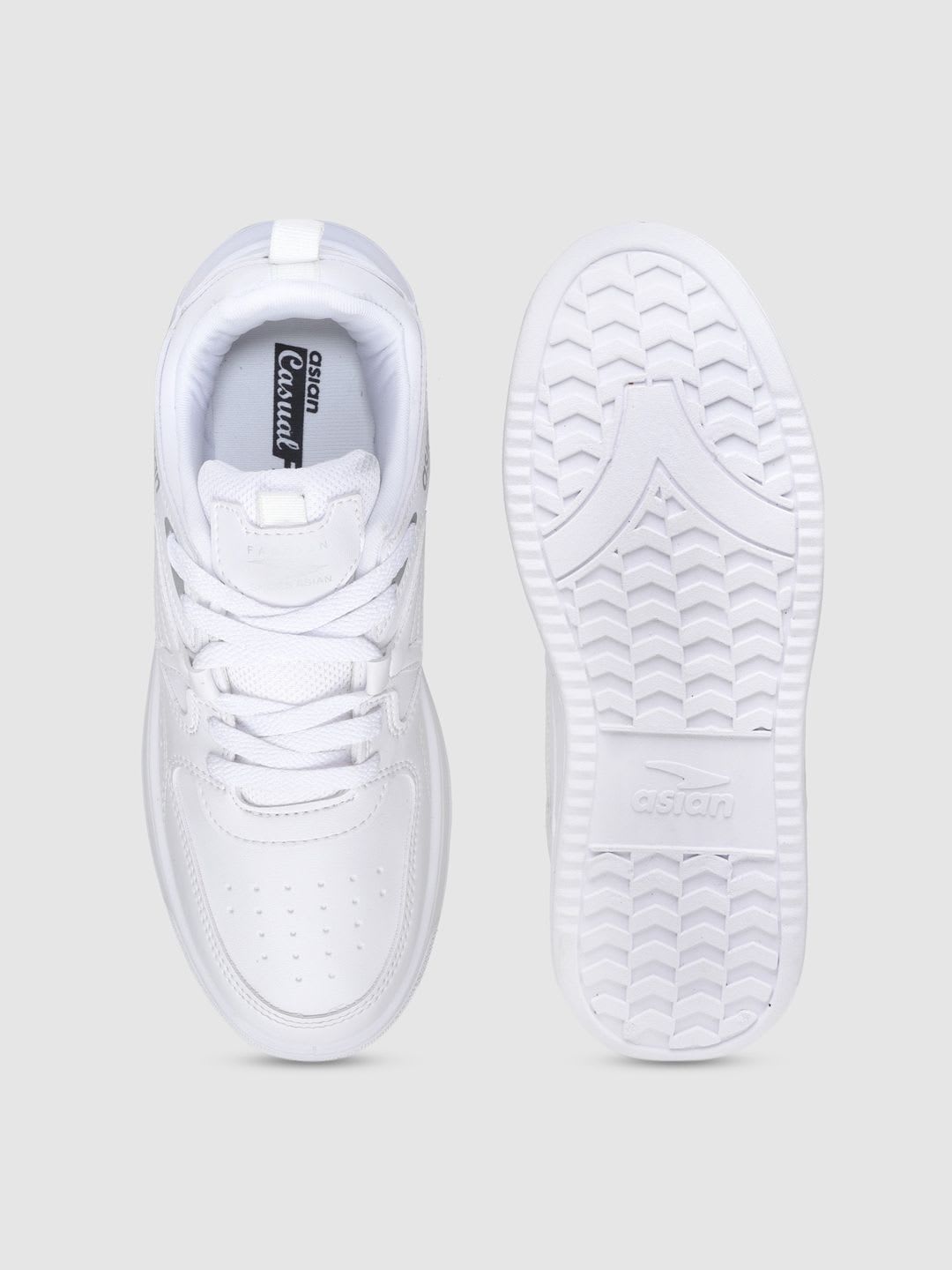 ASIAN Men Round Toe Memory Foam Sneakers - left view