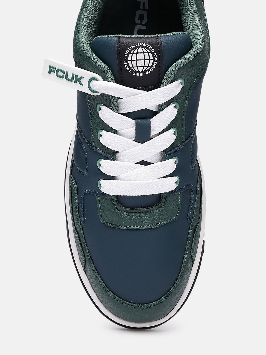 FCUK Men Colourblocked Sneakers - left view