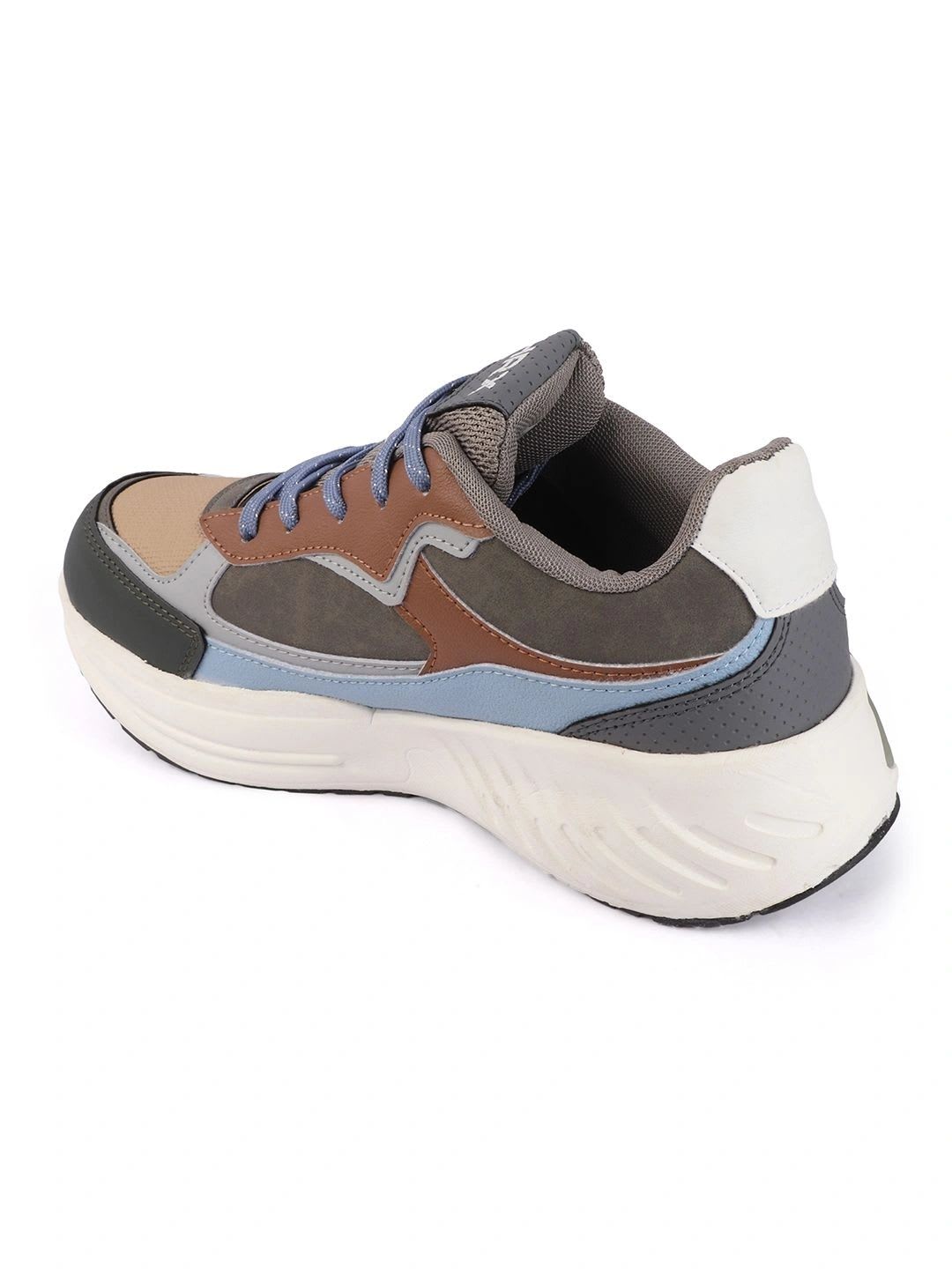HRX by Hrithik Roshan Men Colourblocked Sneakers - back view