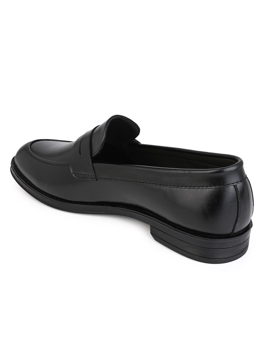 House of Pataudi Men Round Toe Slip-On Formal Shoes - left view
