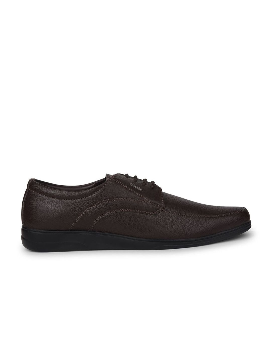 Bata Men Textured Leather Formal Derbys - right view