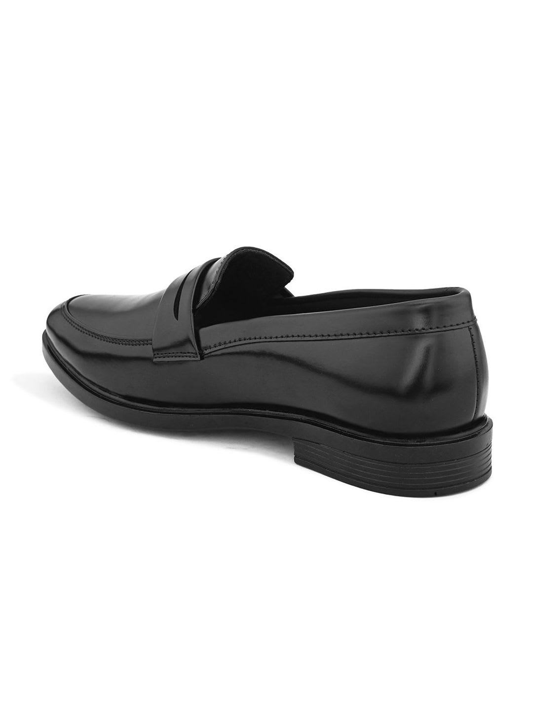 Anouk Men Solid Slip-On Formal Loafers - back view