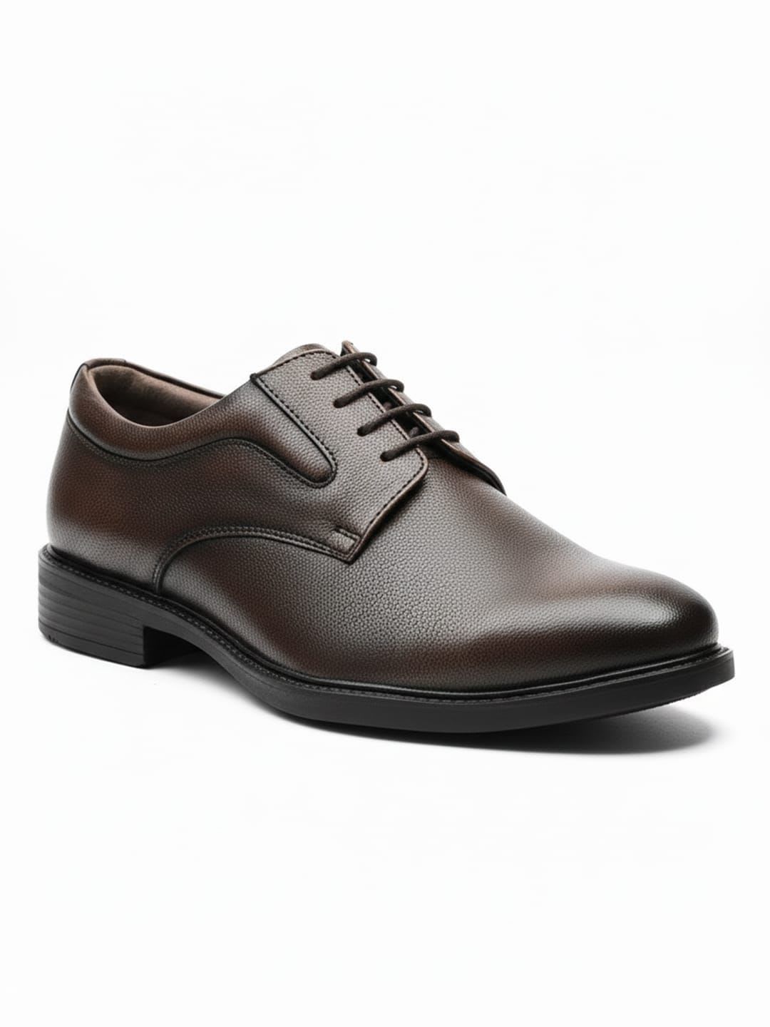 House of Pataudi Men  Round Toe Lace-Ups  Formal Oxfords - left view