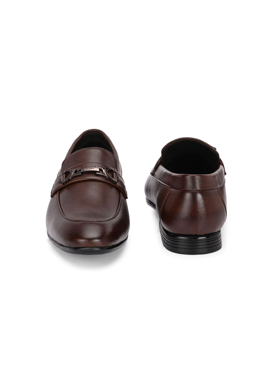 House of Pataudi Men Lightweight With Soft Cushion Loafers - back view