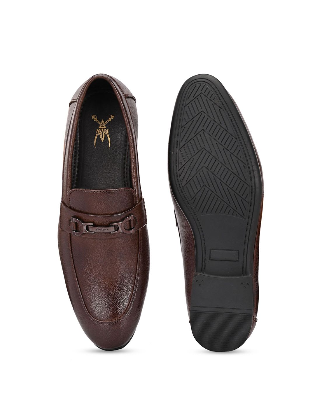 House of Pataudi Men Lightweight With Soft Cushion Loafers - left view