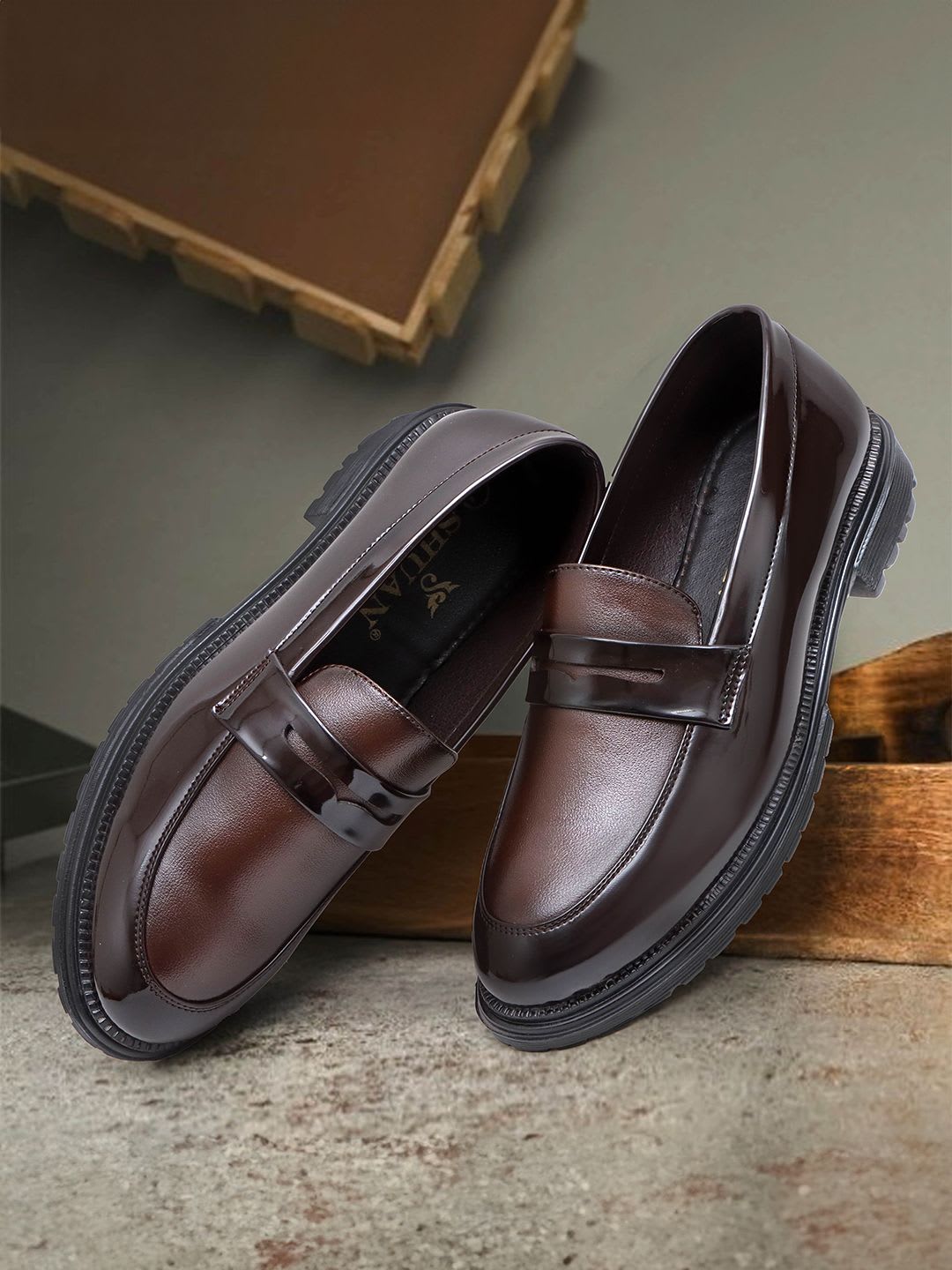SHUAN Men Slip On Shoes - default view
