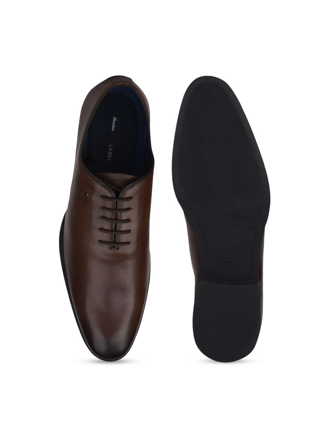 Bata Men Leather Formal Oxford Shoes - left view