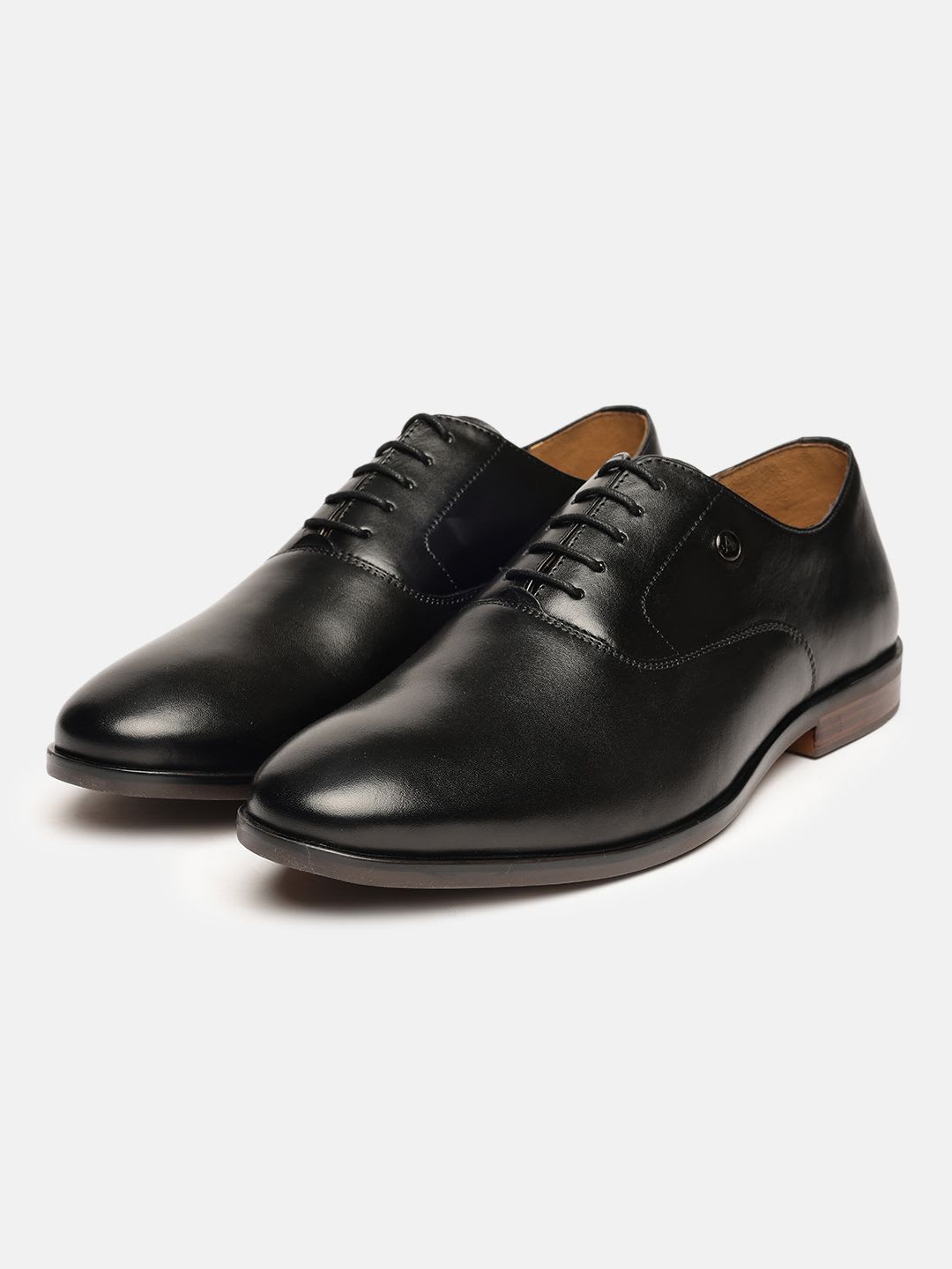 Arrow Men Leather Pointed Toe Lace-Ups Derbys Shoes - default view
