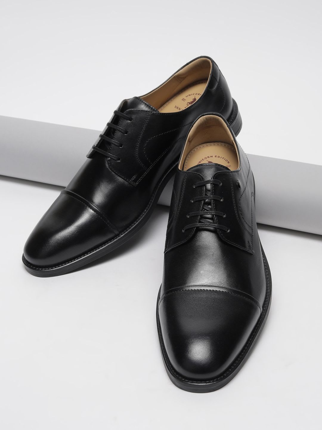 Van Heusen Men Leather Formal Oxfords - default view