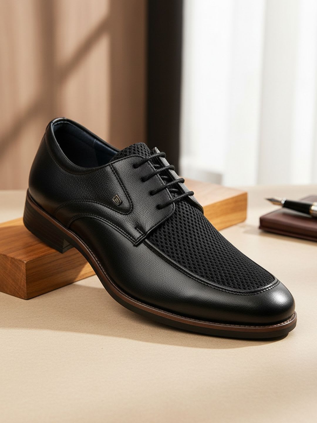 House of Pataudi Men Leather Formal Derbys - default view