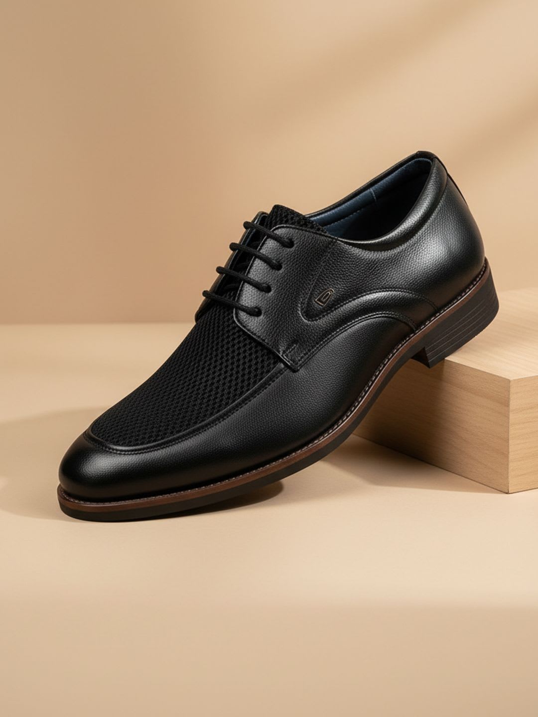 House of Pataudi Men Leather Formal Derbys - back view
