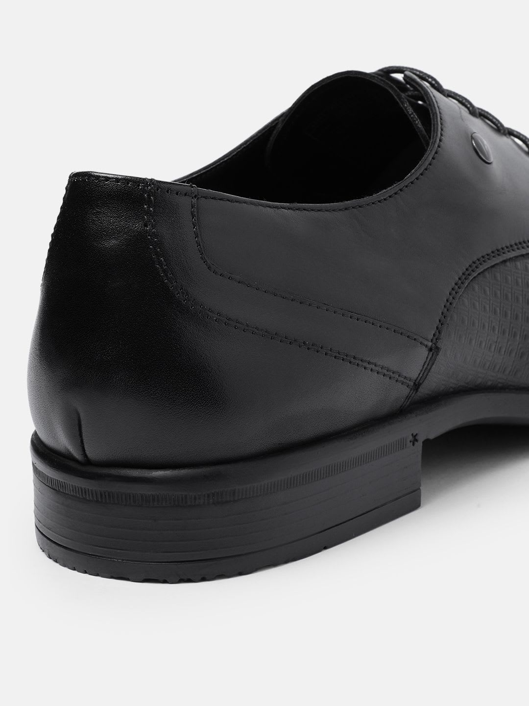 Van Heusen Men Leather Derby Round Toe Formal Shoes - right view