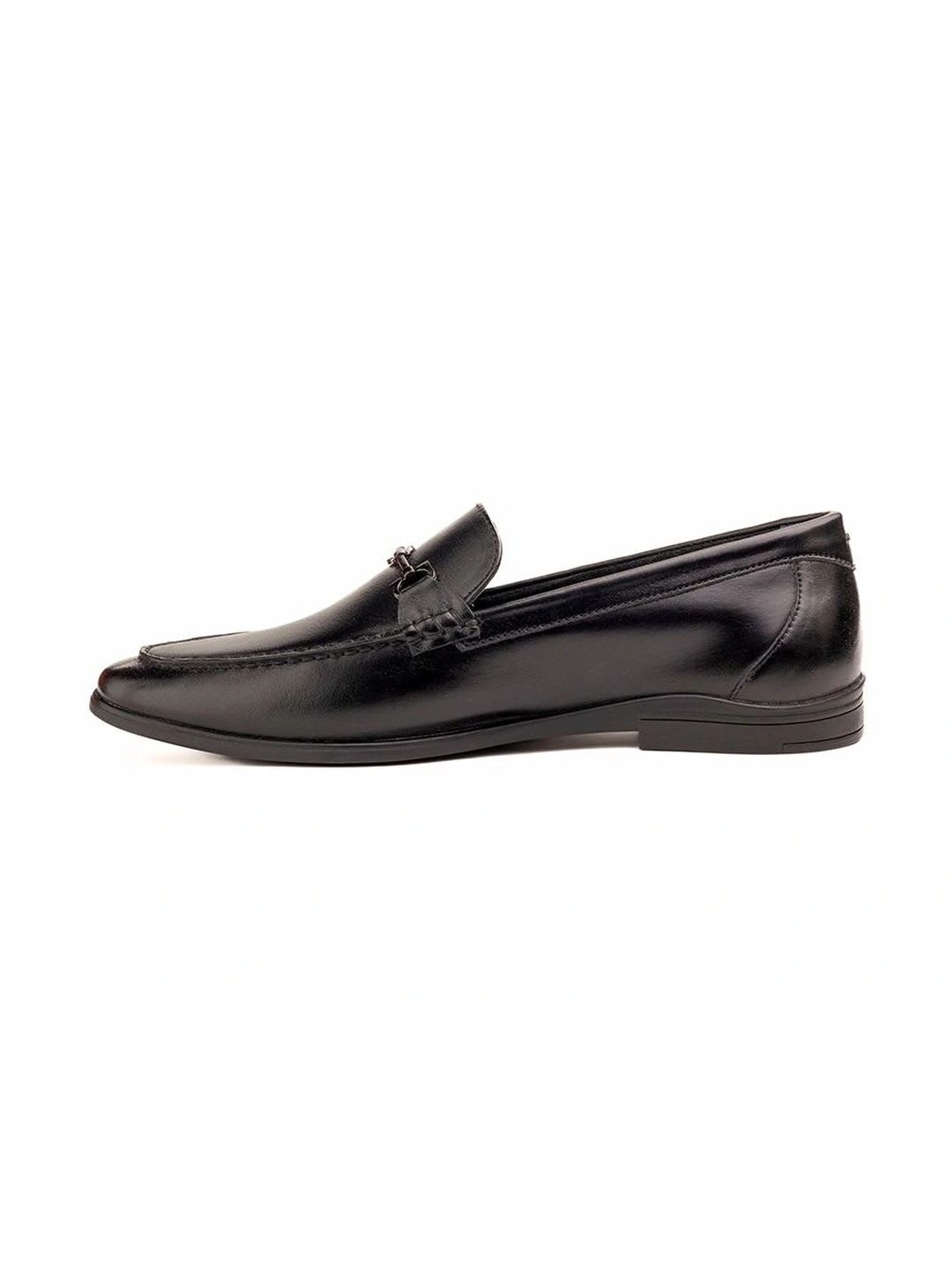 pierre cardin Men Leather Round Toe Slip-On Loafers Shoes - right view