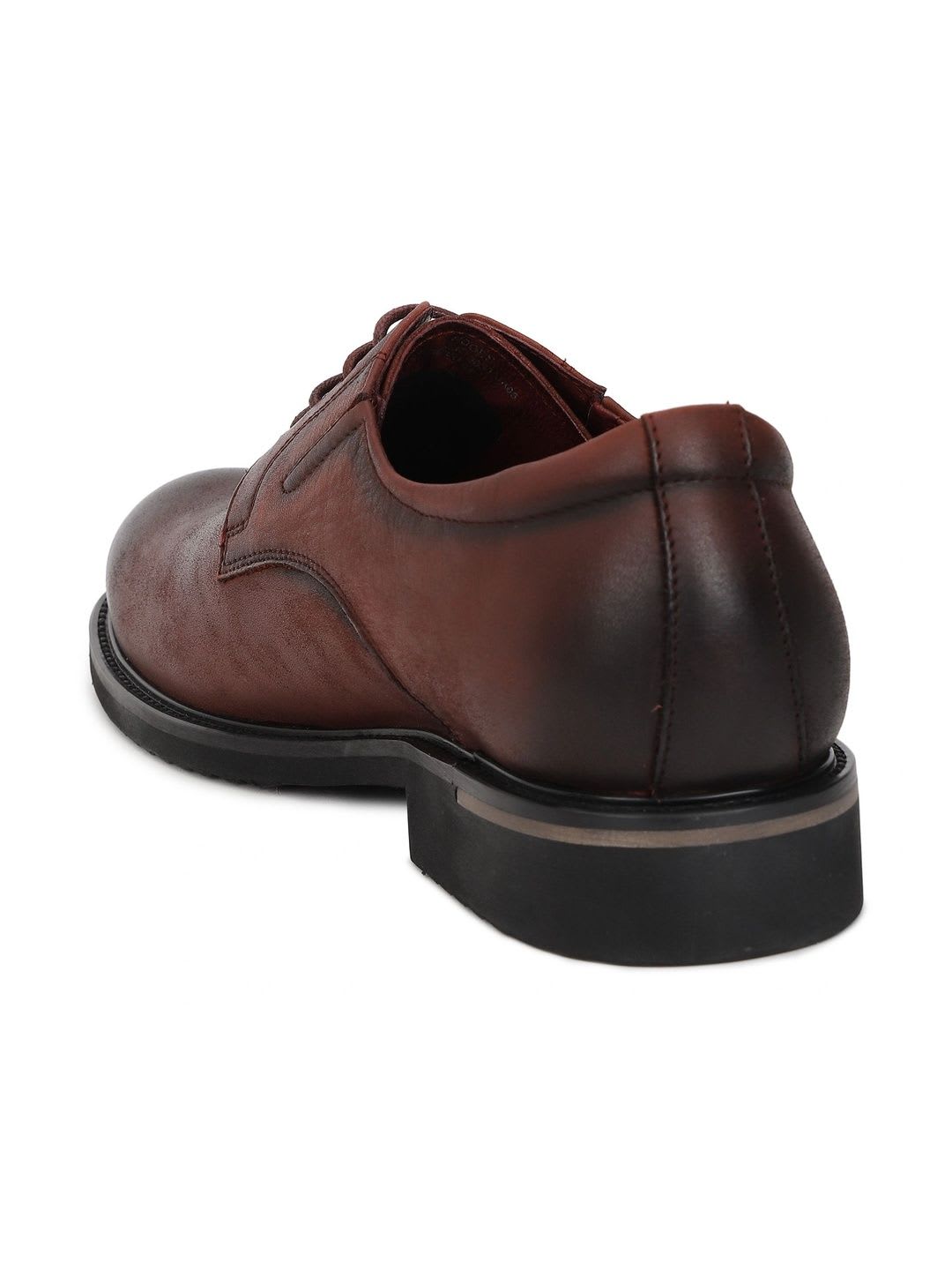 Woodland Men Leather Round Toe Lace-Ups Formal Oxfords - right view