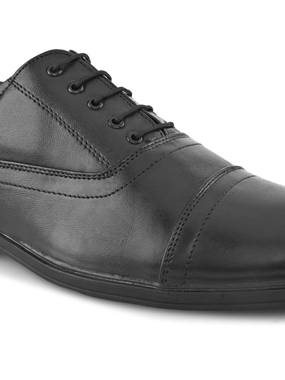 Anouk Men Leather Pointed Toe Lace-Ups Oxfords Formal Shoes - left view
