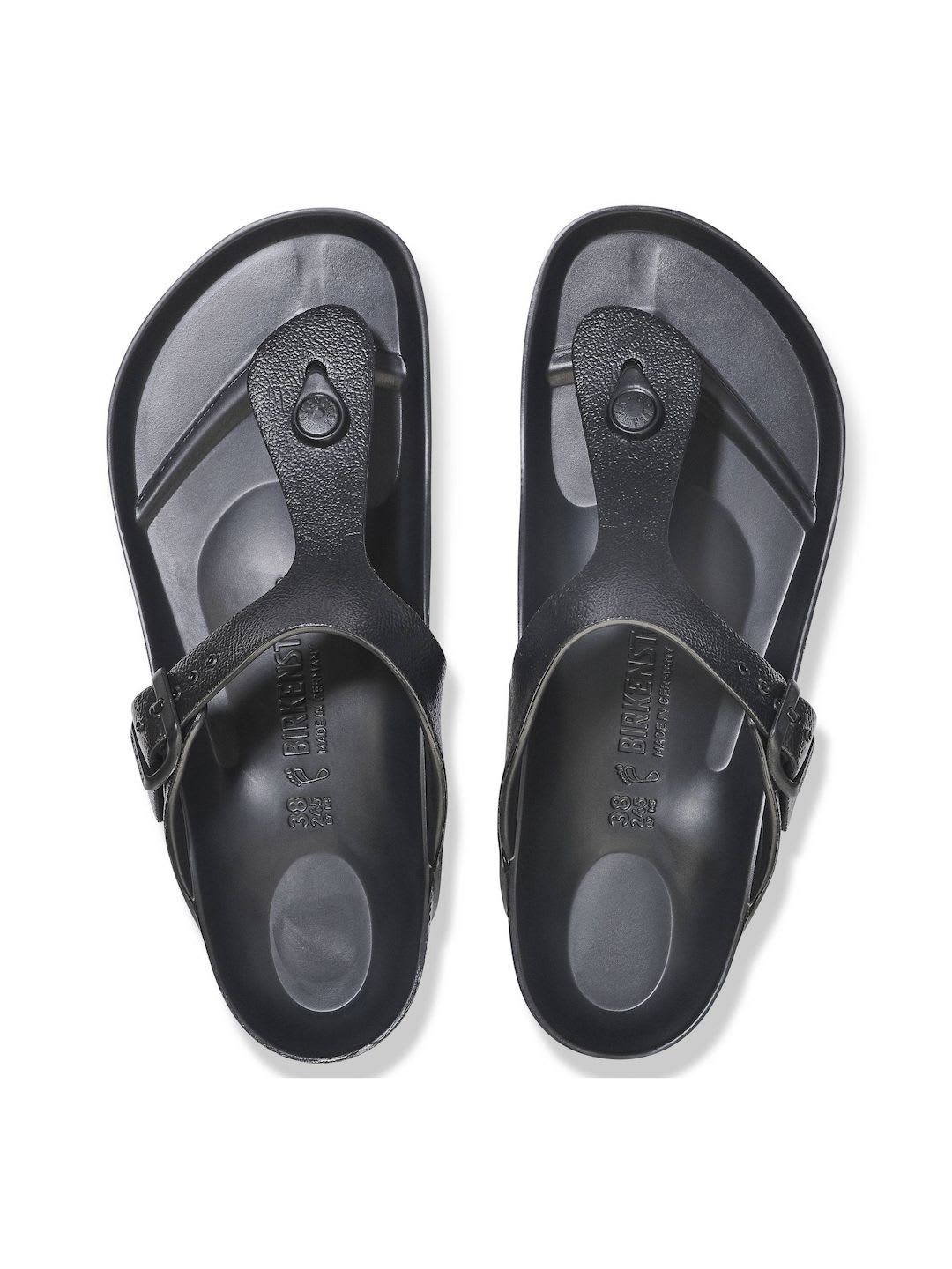 Birkenstock Unisex Black Gizeh Regular Width EVA Sandals - right view