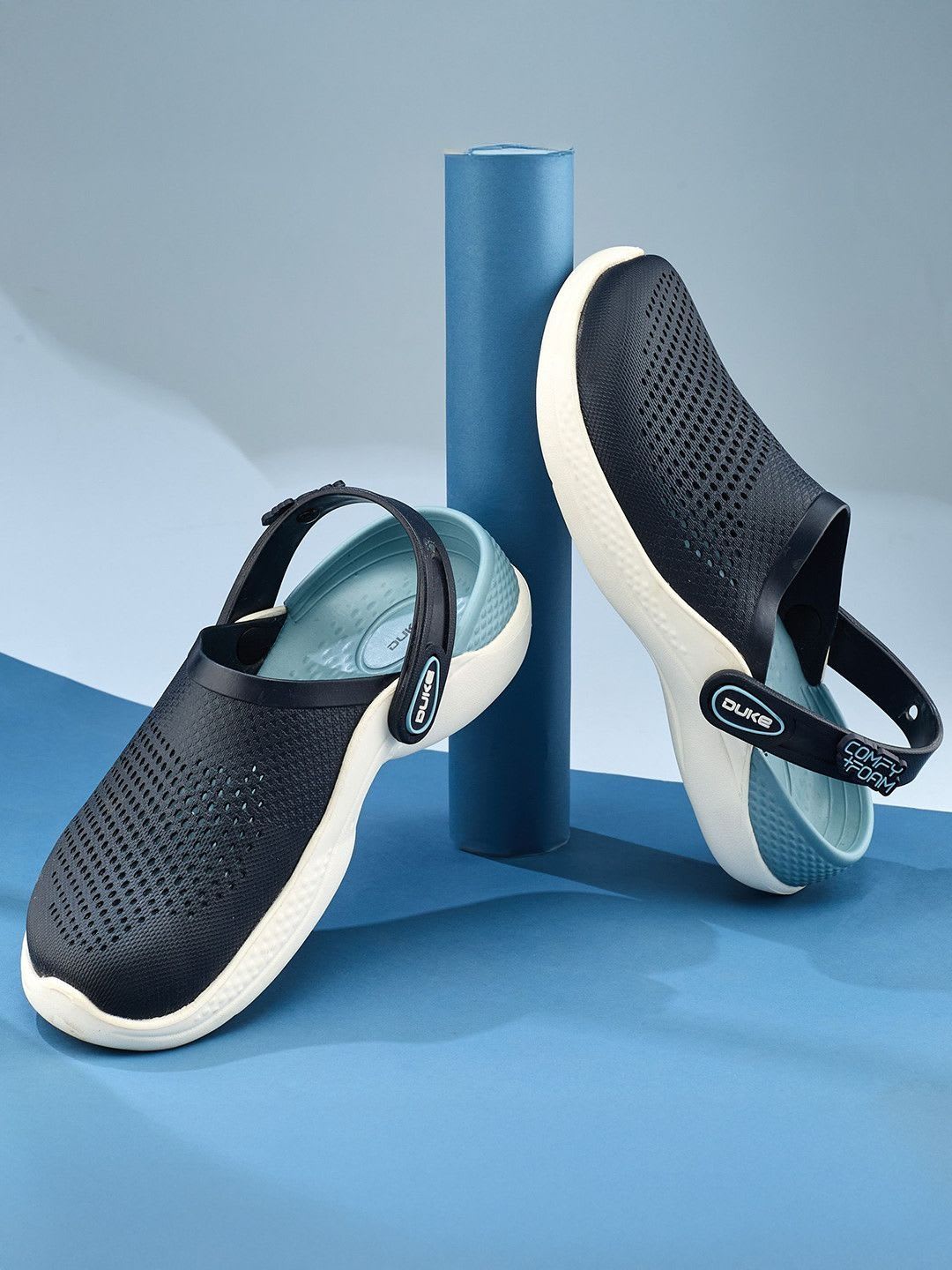 Duke Men Self Design ComfyKing Clogs Sandals - default view