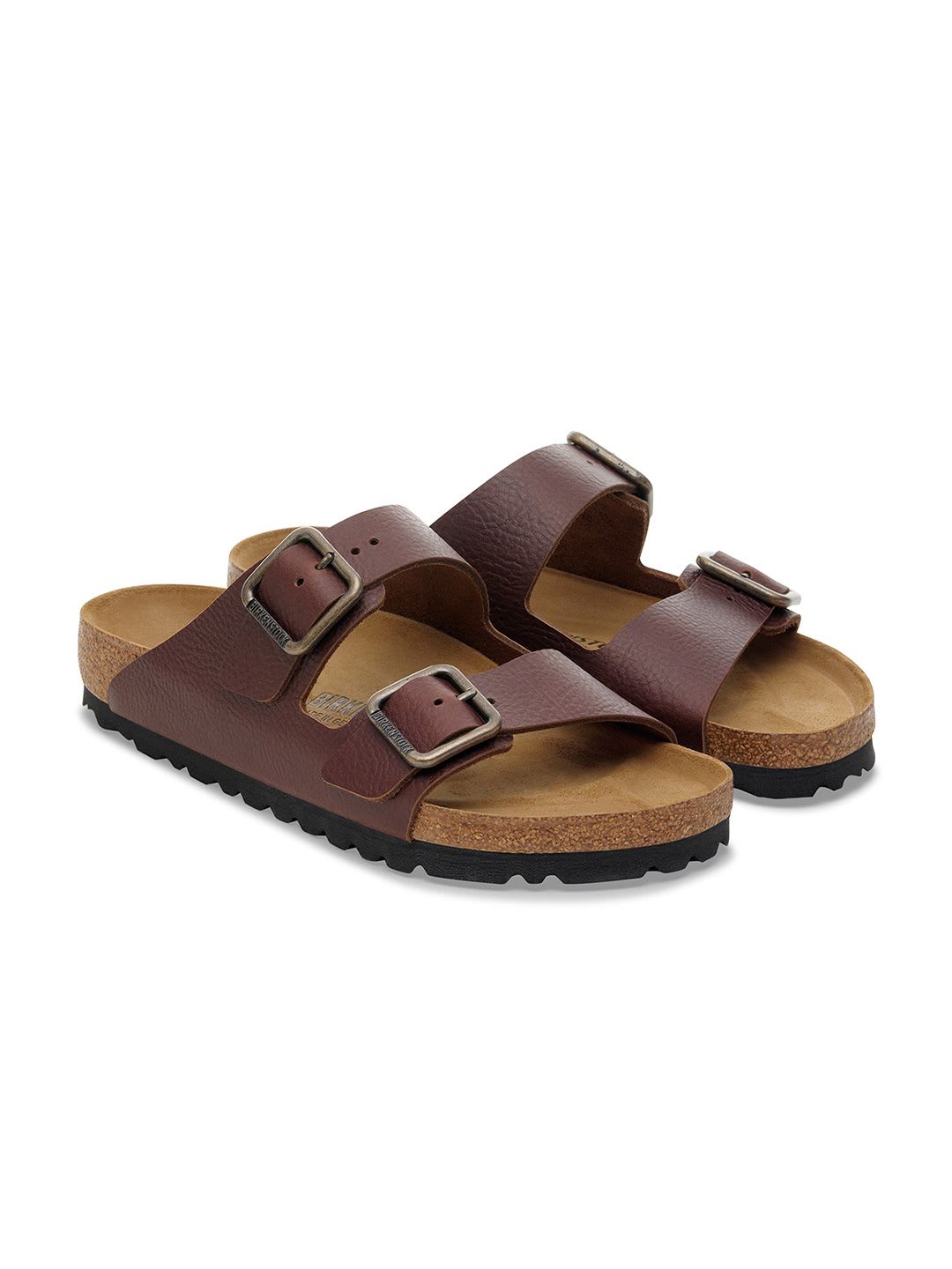 Birkenstock Men Leather Buckle Comfort Sandals - default view