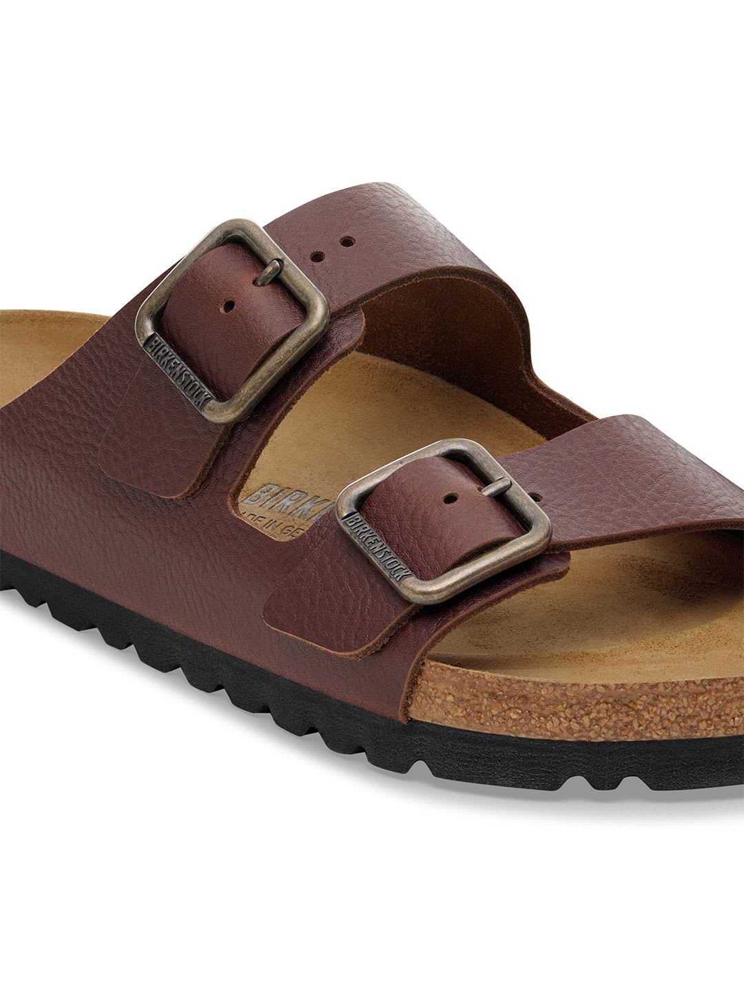 Birkenstock Men Leather Buckle Comfort Sandals - left view