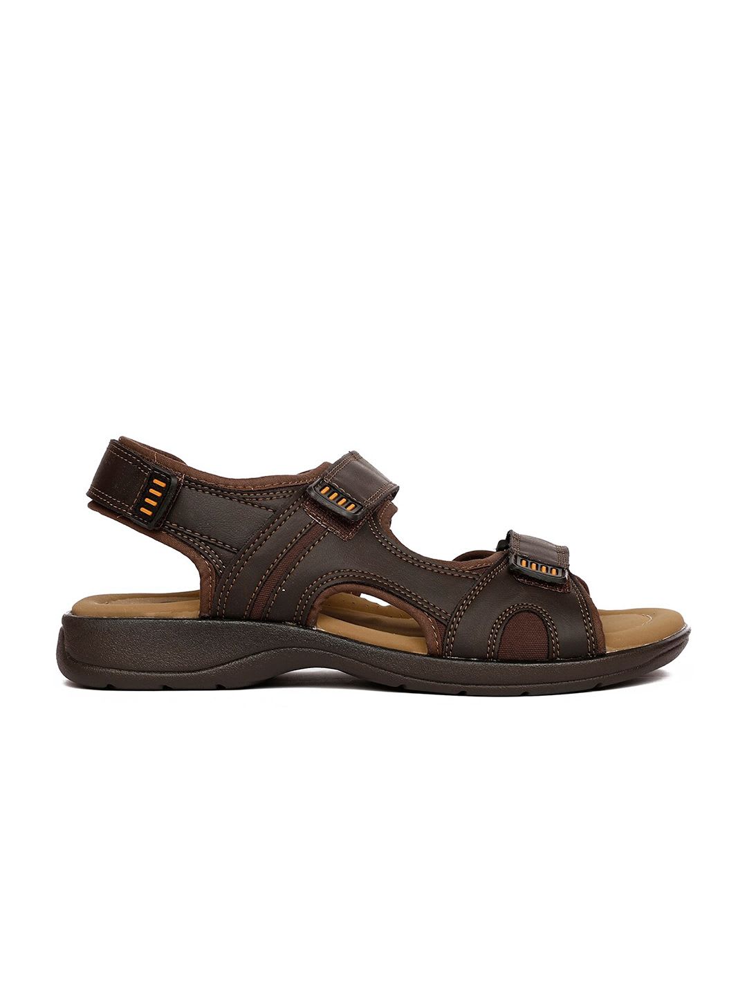 Bata Men Velcro Comfort Sandals - back view
