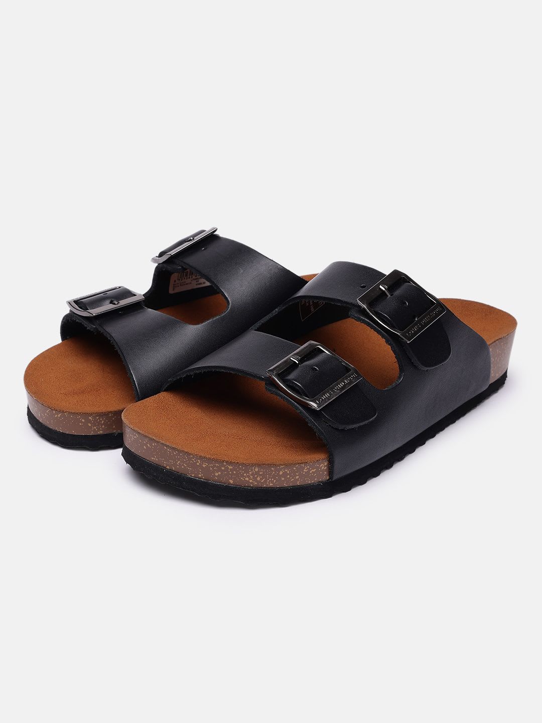 Louis Philippe Men Leather Comfort Sandals - default view