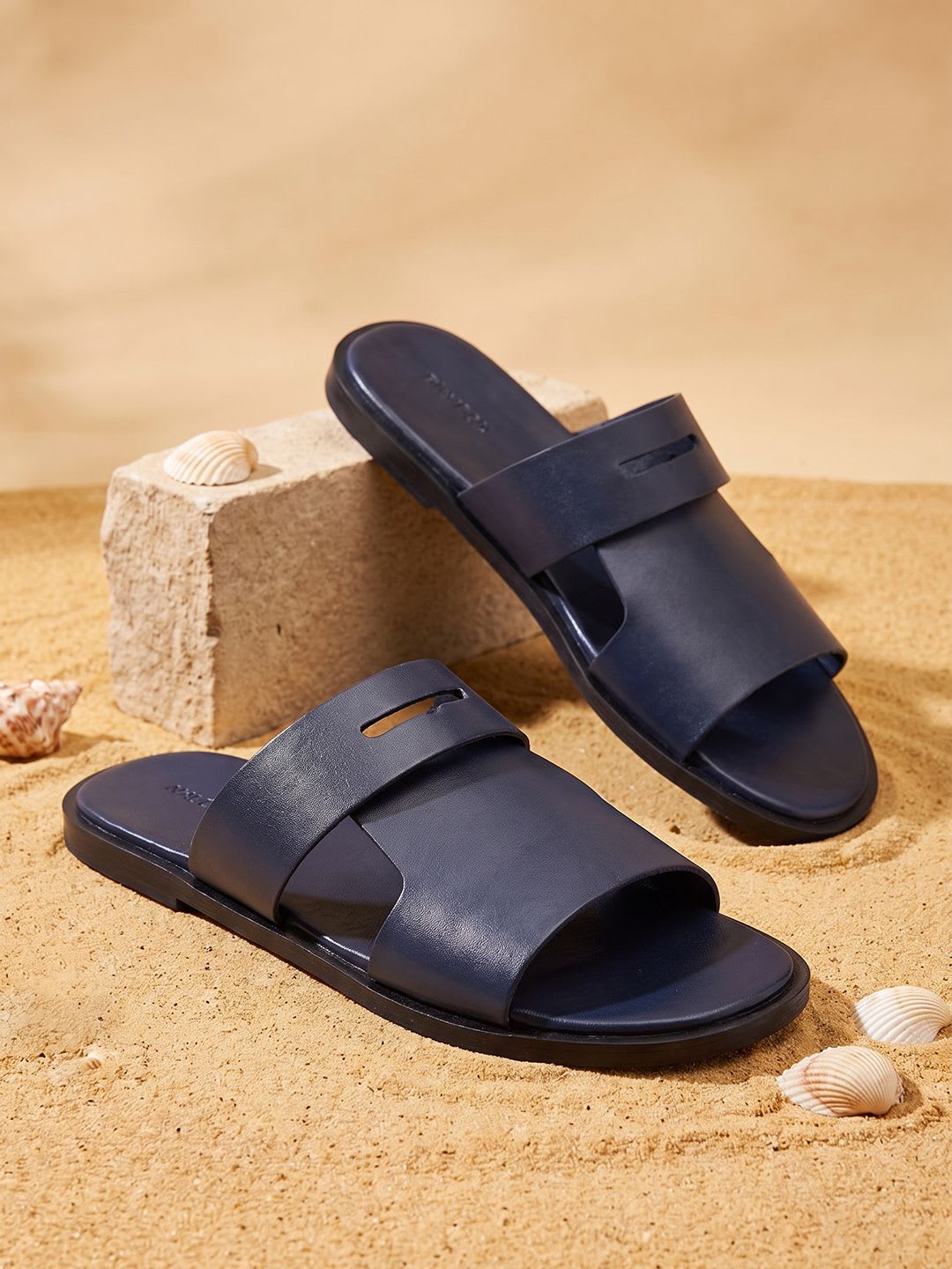 Nautica Men Leather Comfort Sandals - default view