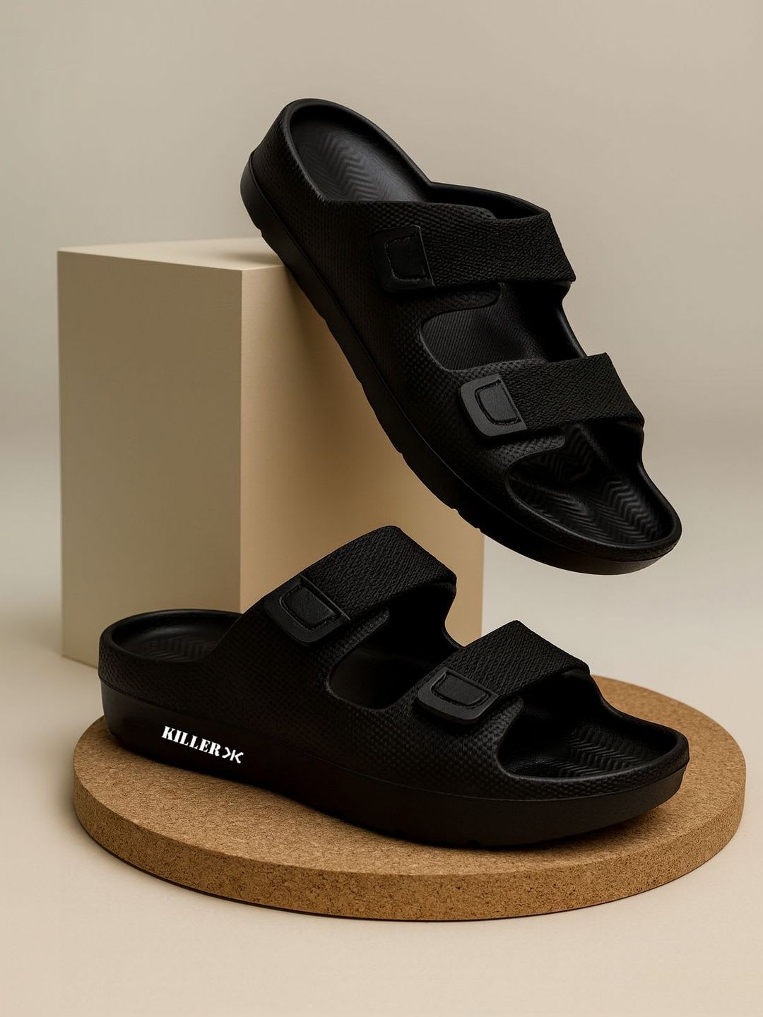 Killer Men Canvas Comfort Sandals - default view