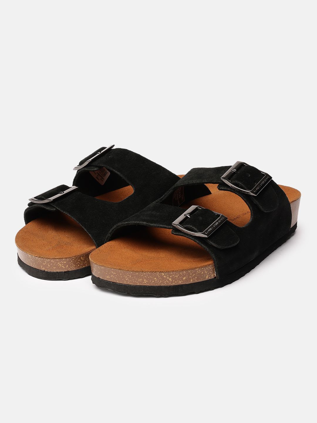 Louis Philippe Men Leather Comfort Sandals - default view