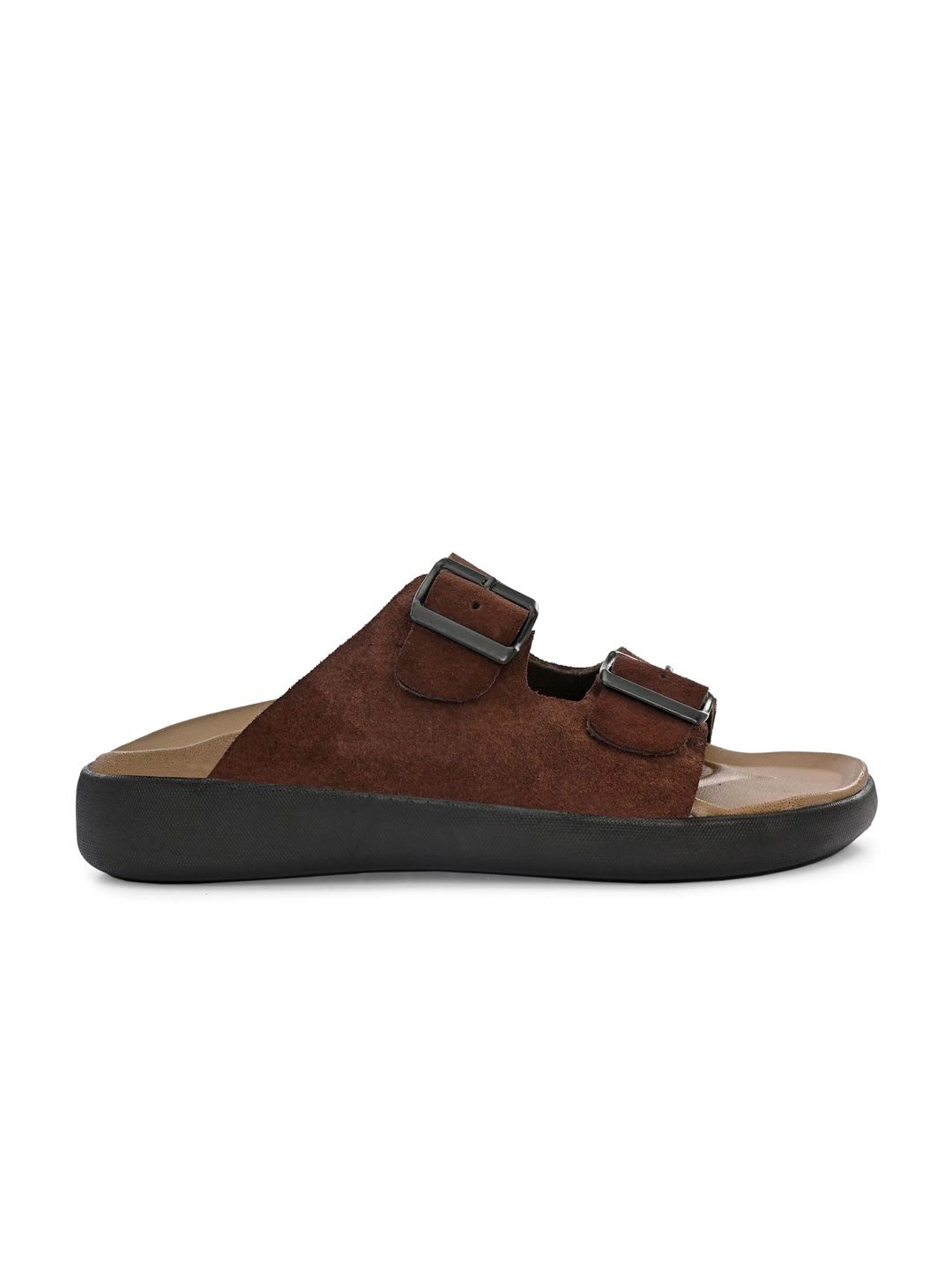 Roadster Men Leather Comfort Sandals - back view