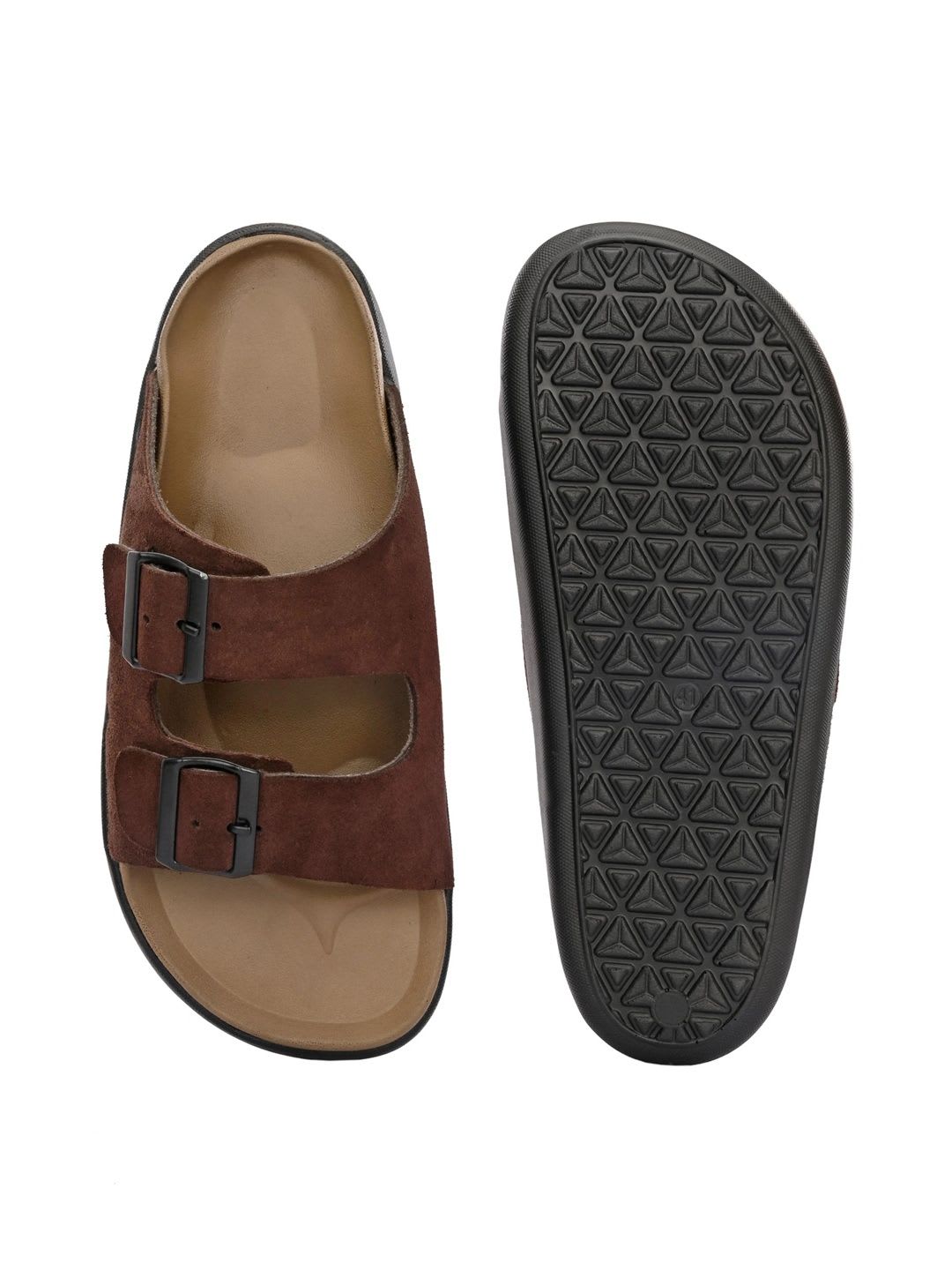 Roadster Men Leather Comfort Sandals - left view