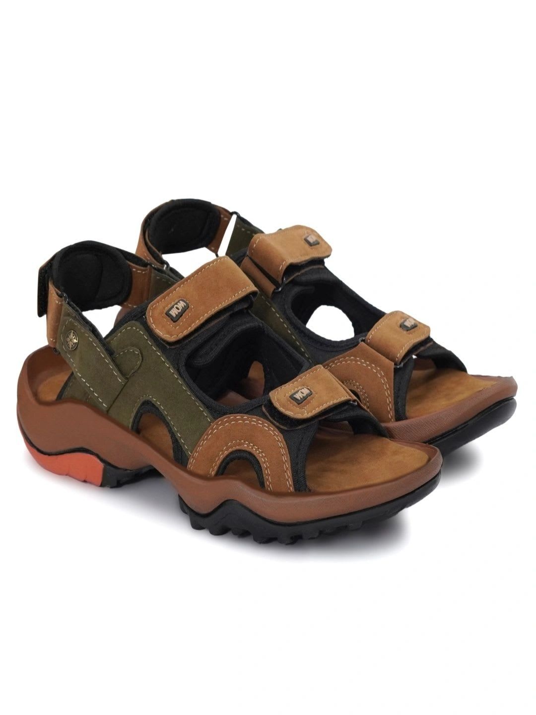 Dakarr Men Suede Sandals - back view