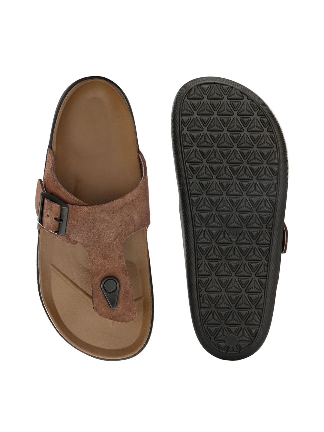 Roadster Men Leather Comfort Sandals - left view