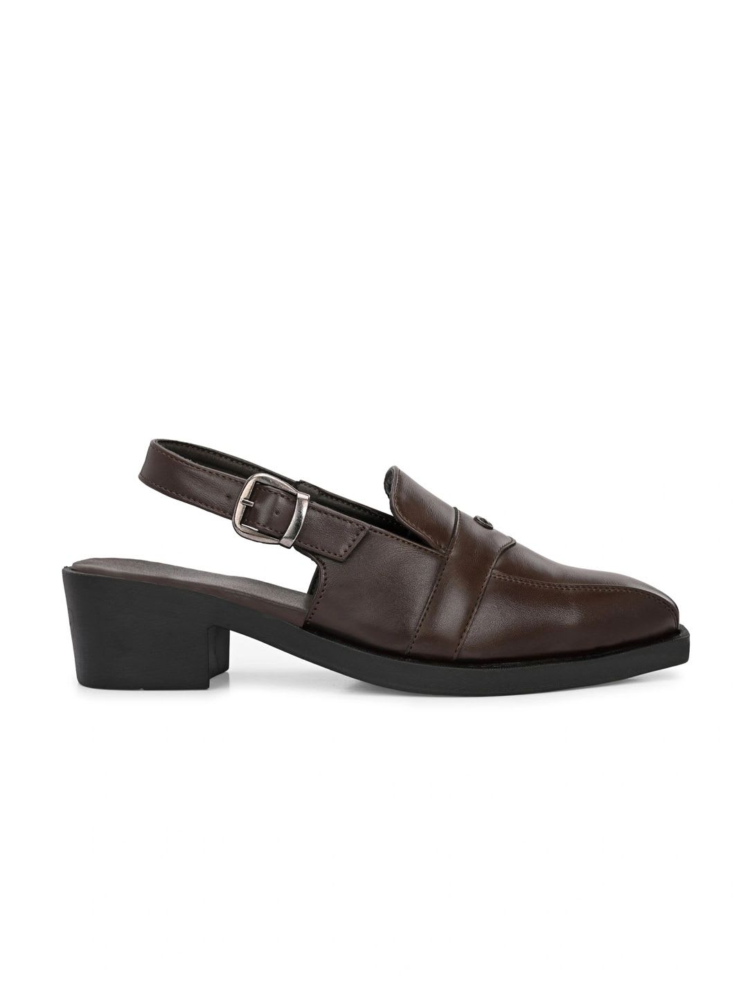 House of Pataudi Men Shoe-Style Sandals - back view