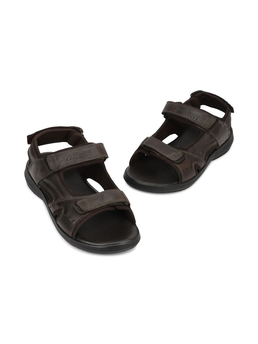 Woodland Men Leather Comfort Sandals - default view