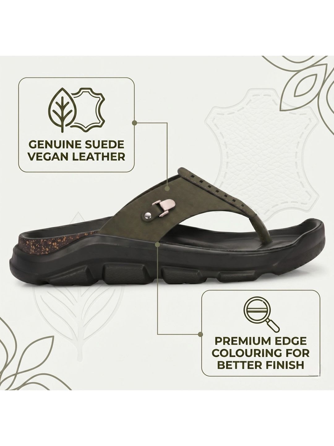 BINUTOP Men Comfort Sandals - left view
