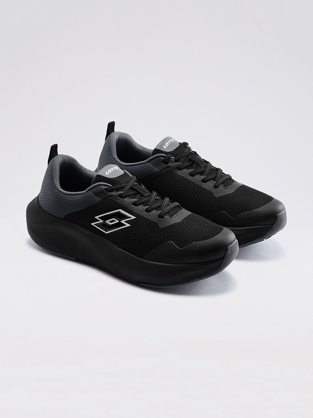 Lotto Men Energex Black  Running Shoes - left view