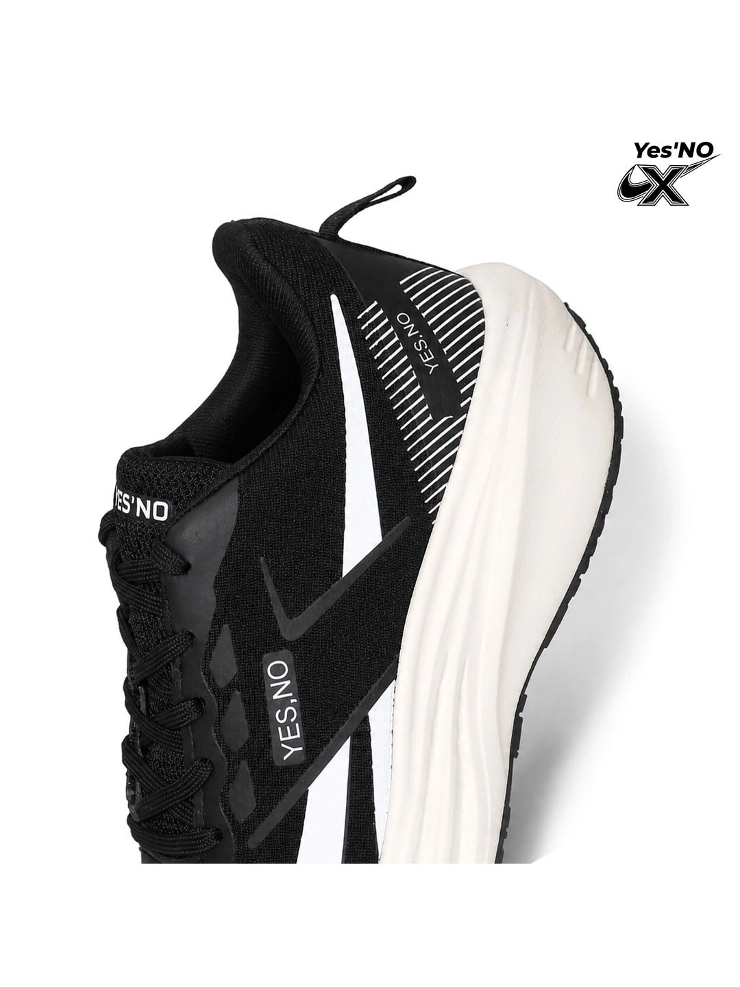 Yes NO Men Mesh Running Shoes - left view