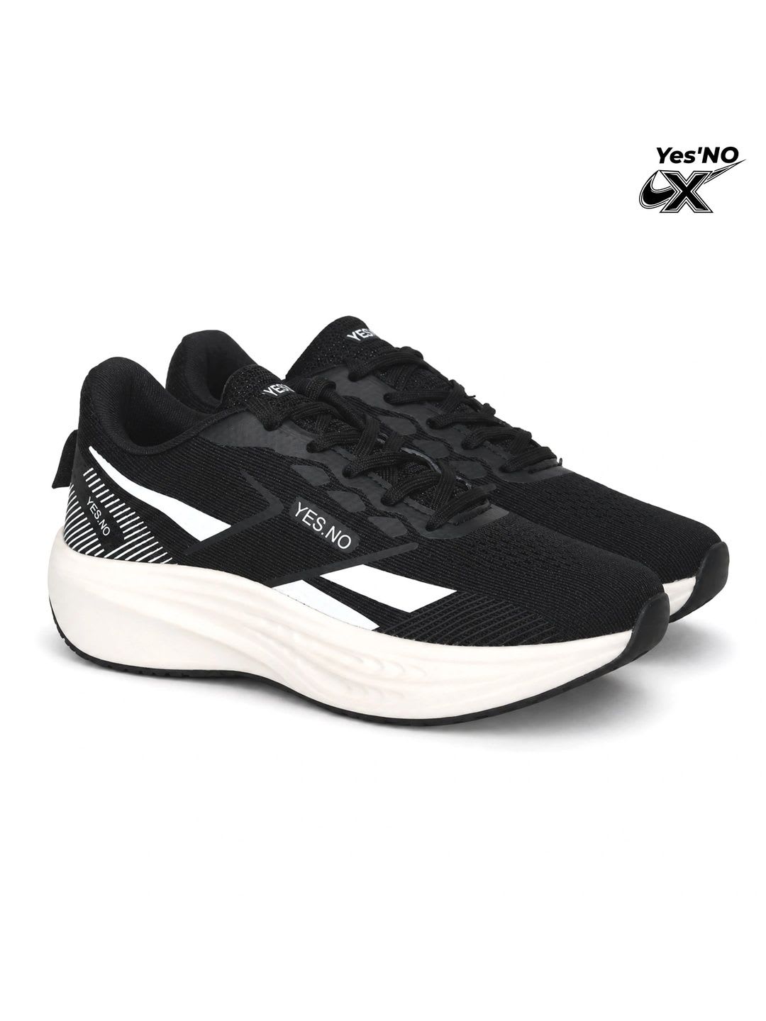 Yes NO Men Mesh Running Shoes - right view