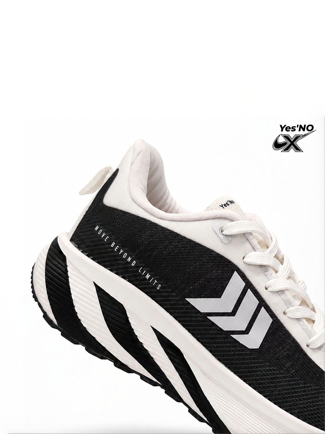 Yes NO Men Mesh Running Shoes - back view