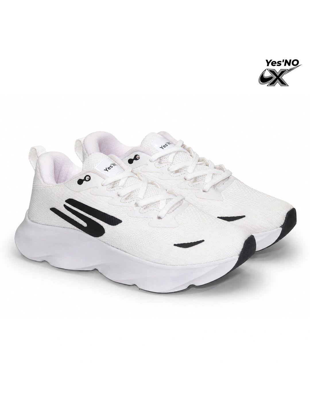 Yes NO Men Mesh Running Shoes - right view