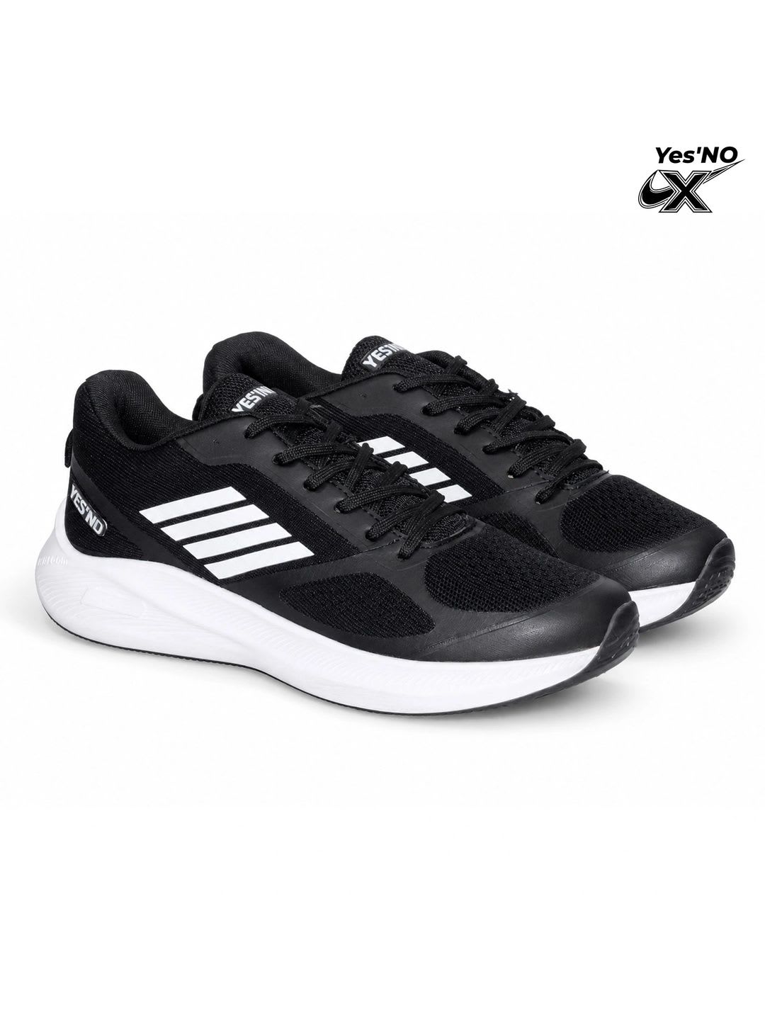 Yes NO Men Mesh Running Shoes - right view