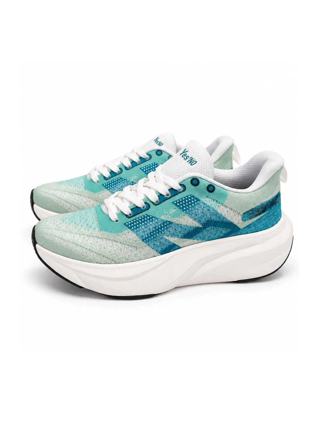 Yes NO Men Mesh Running Shoes - left view