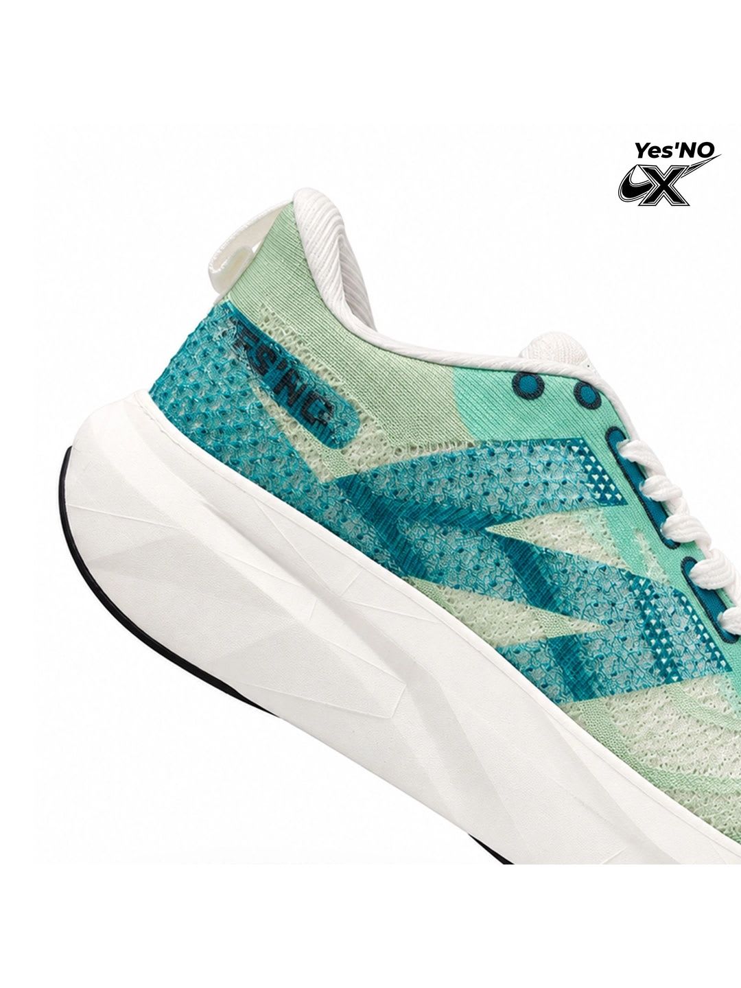 Yes NO Men Mesh Running Shoes - right view