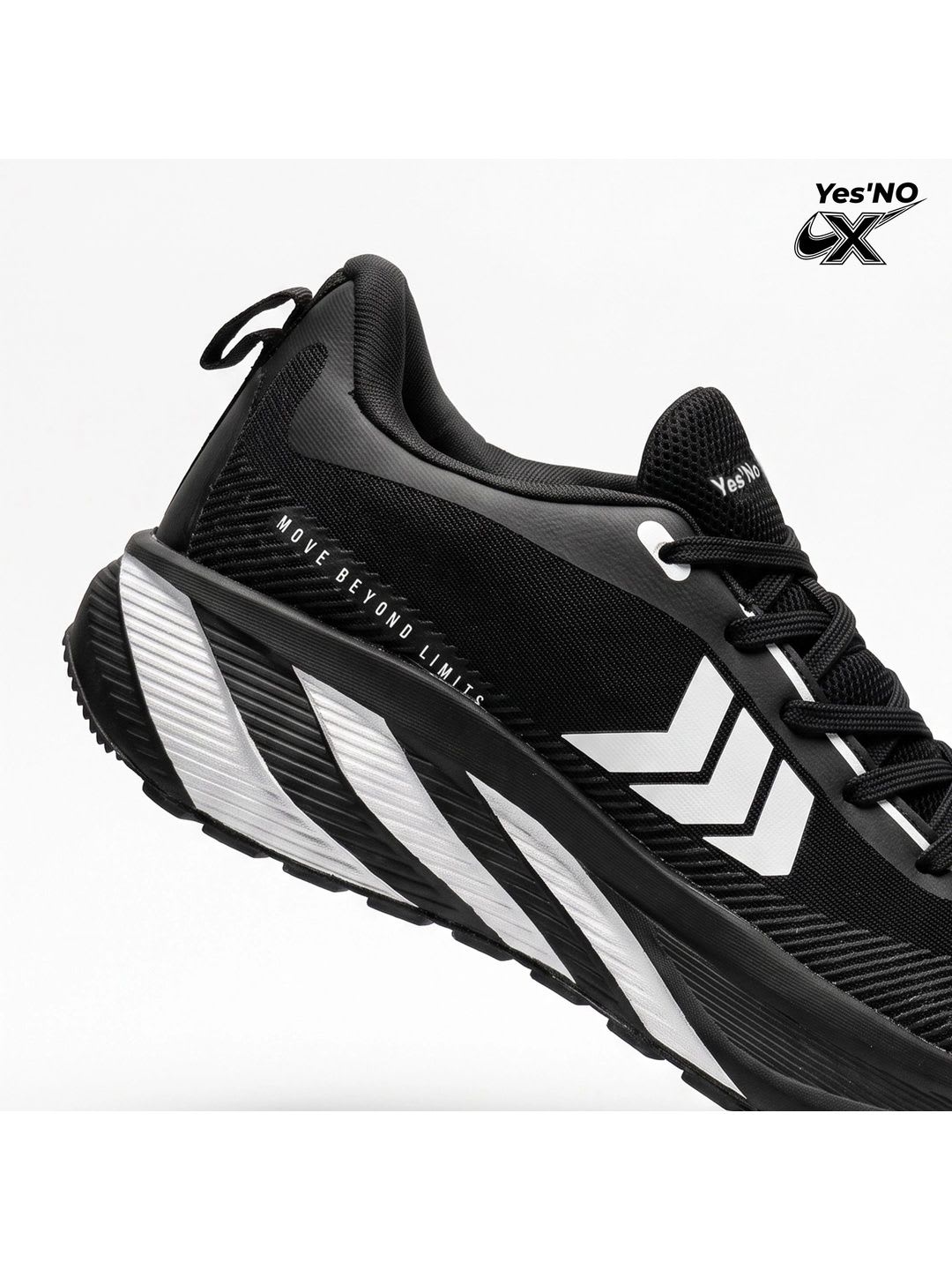 Yes NO Men Mesh Running Non-Marking Shoes - left view