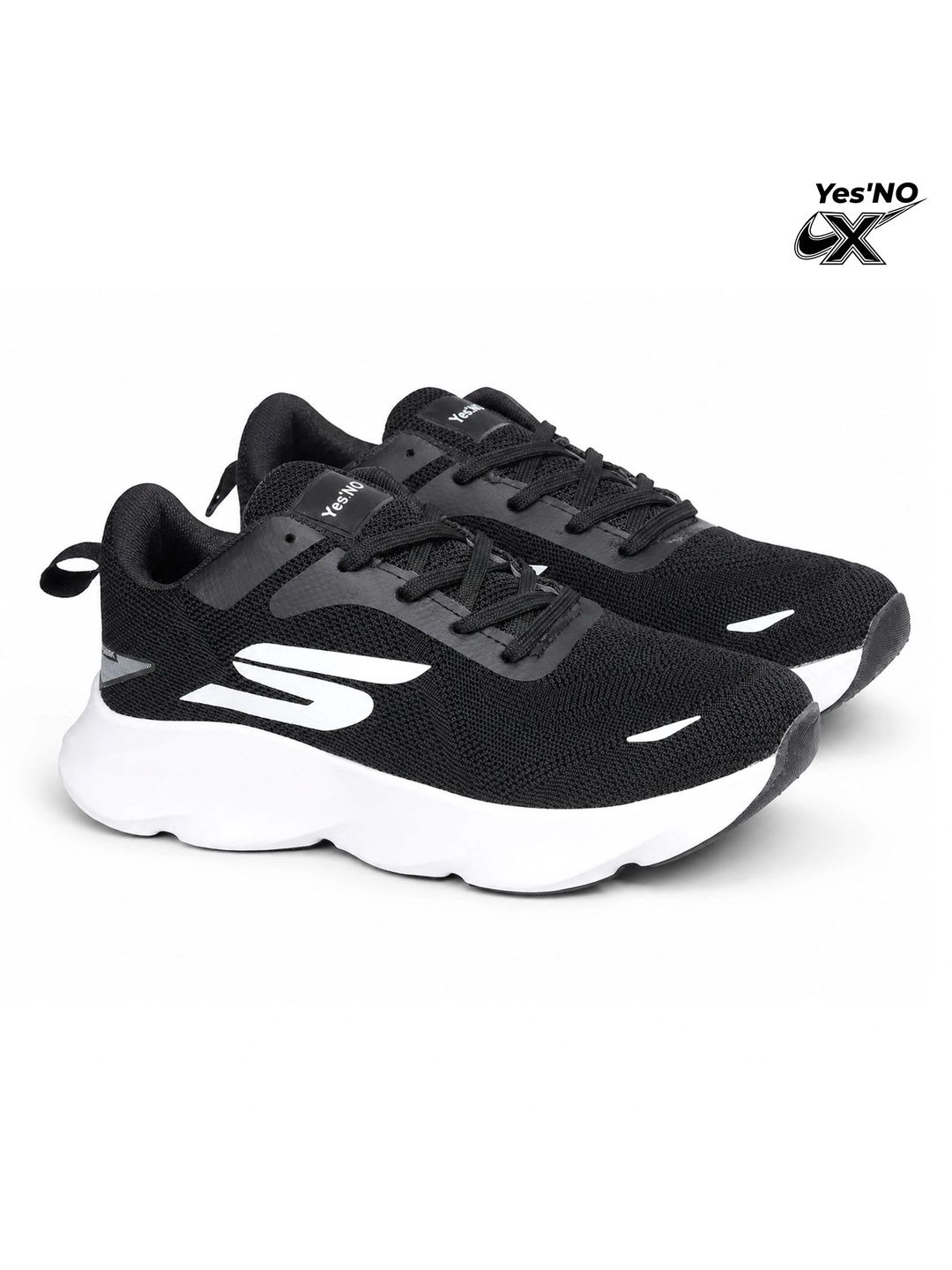 Yes NO Men Mesh Running Shoes - right view
