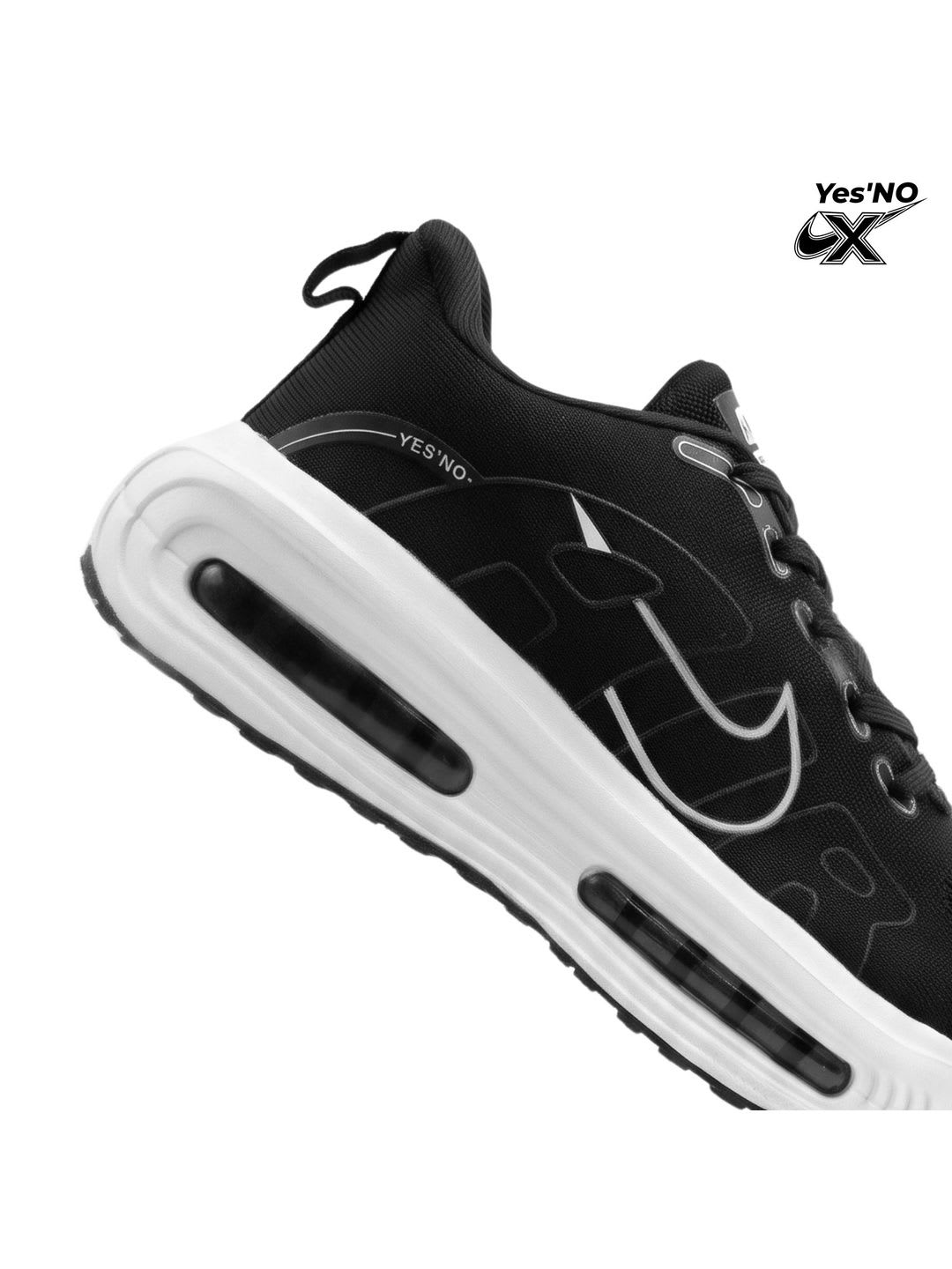 Yes NO Men Mesh Running Non-Marking Shoes - left view