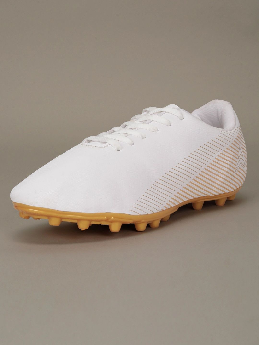 AVANT Men MatchStride Football Shoes - White/Gold - back view