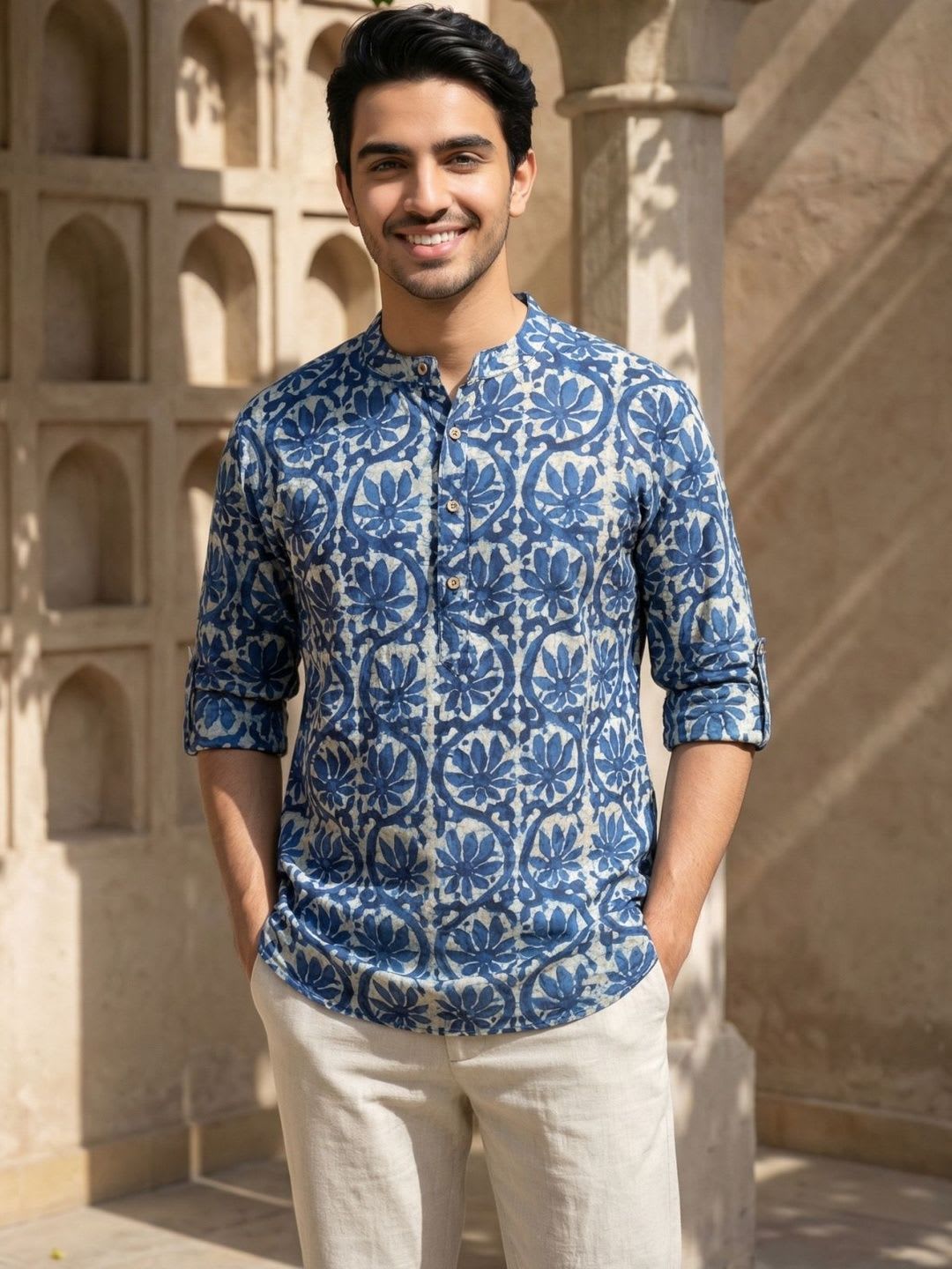 Anouk Mirage Men Printed Kurta - default view