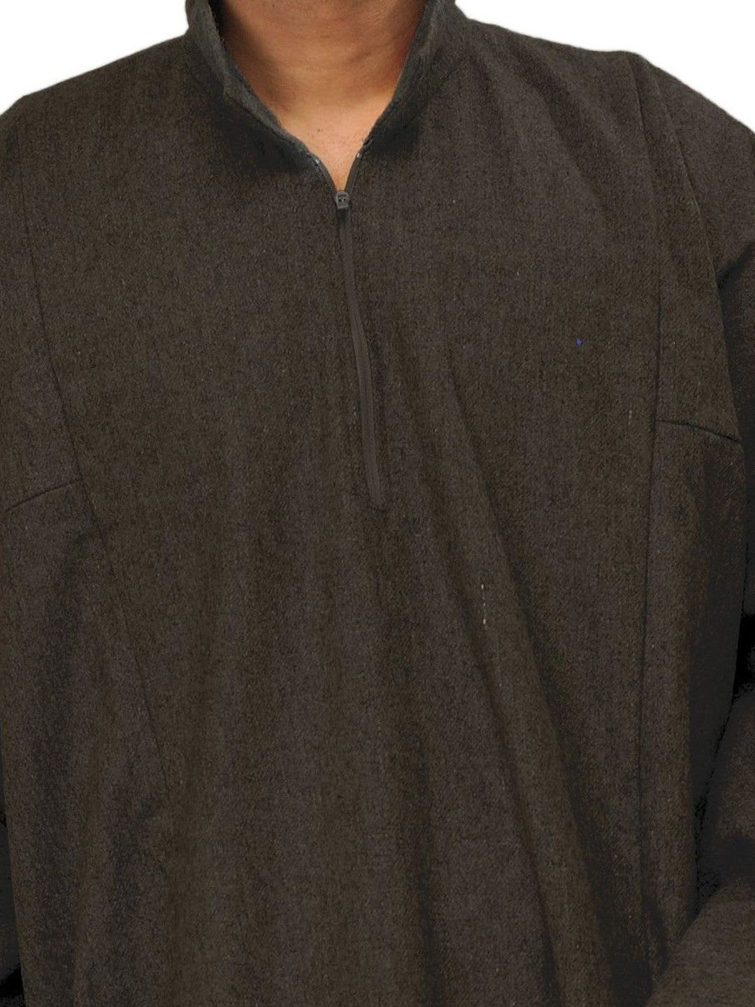 Exotic India Men Handloom Woollen Kurta - left view